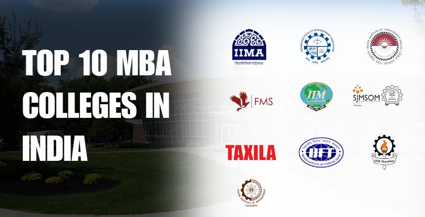Top 10 MBA colleges in India 2026 with fees structure and placements